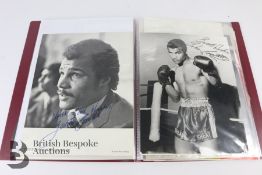Pugilista Interest - Boxer's Photographs incl. Signed