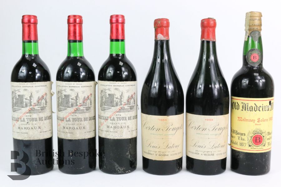 Château Latour Corton Pougets Grand Crus & La Tour de Mons Grand Vin Margaux