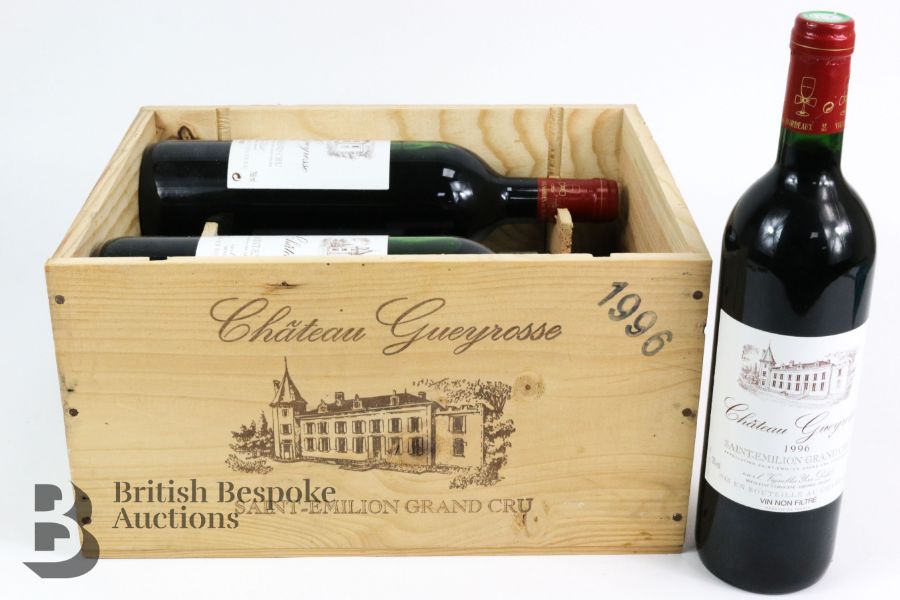 1996 Chateau Gueyrosse Red Wine in Crate