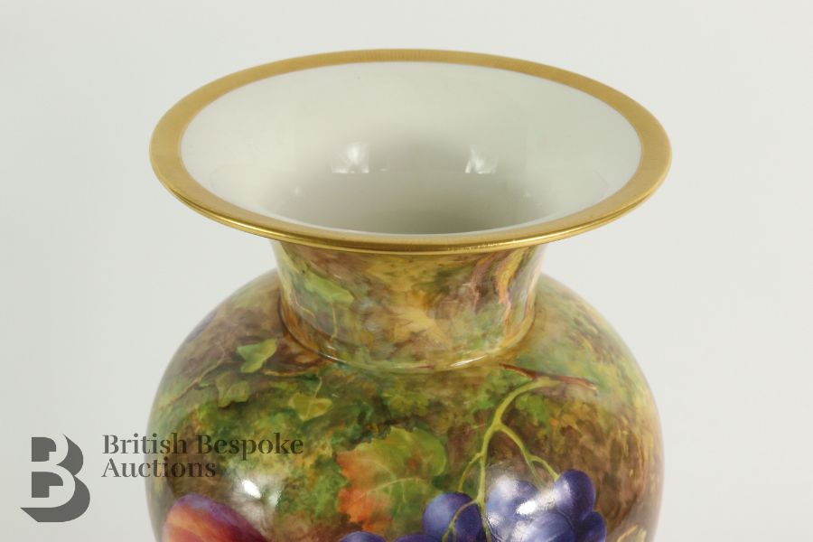 Richard Sebright for Royal Worcester Large Vase - Image 7 of 12