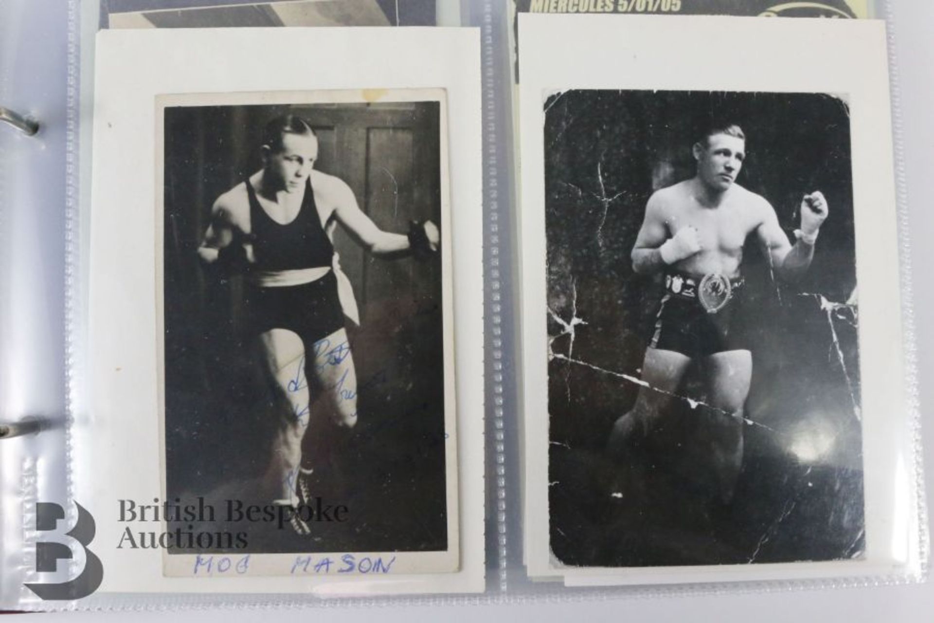 Pugilistica Interest - Two Albums of Photographs - Image 20 of 27