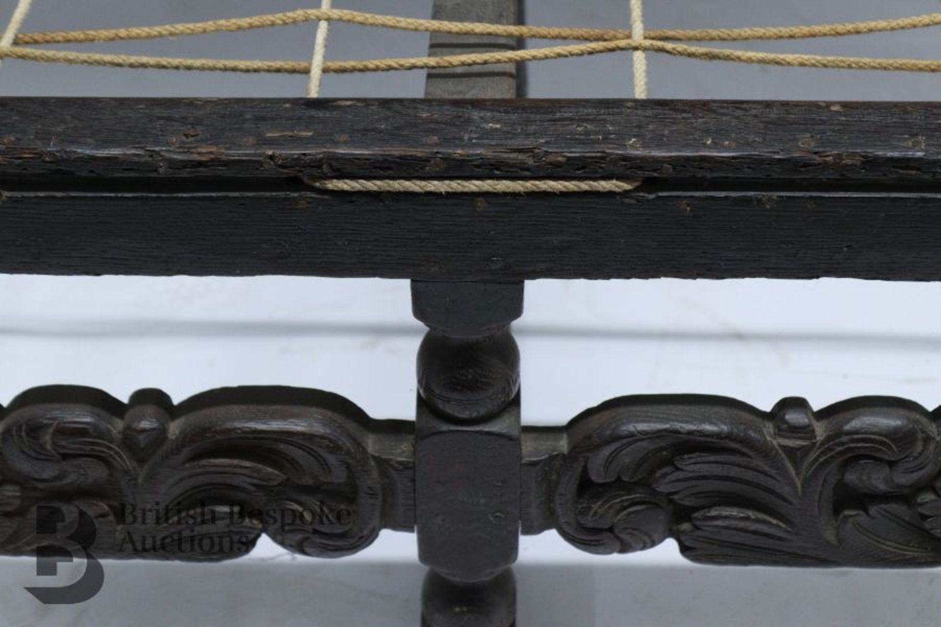 18th Century Oak Settle - Image 8 of 9