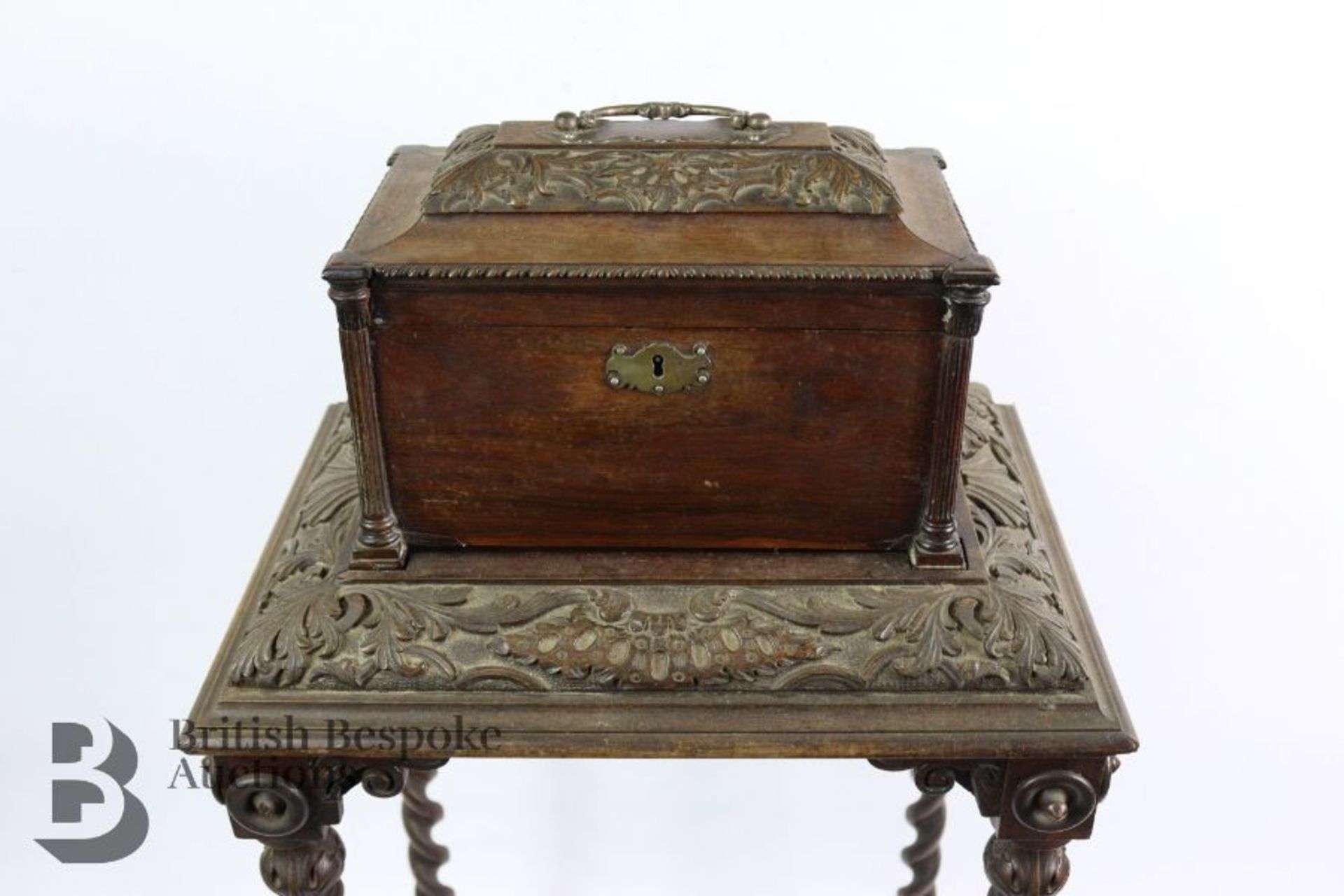 Jones of Bath Tea Caddy on Stand - Image 6 of 8