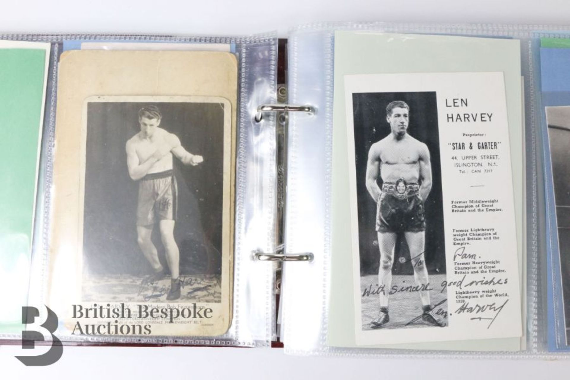 Pugilistica Interest - Two Albums of Photographs - Image 5 of 27