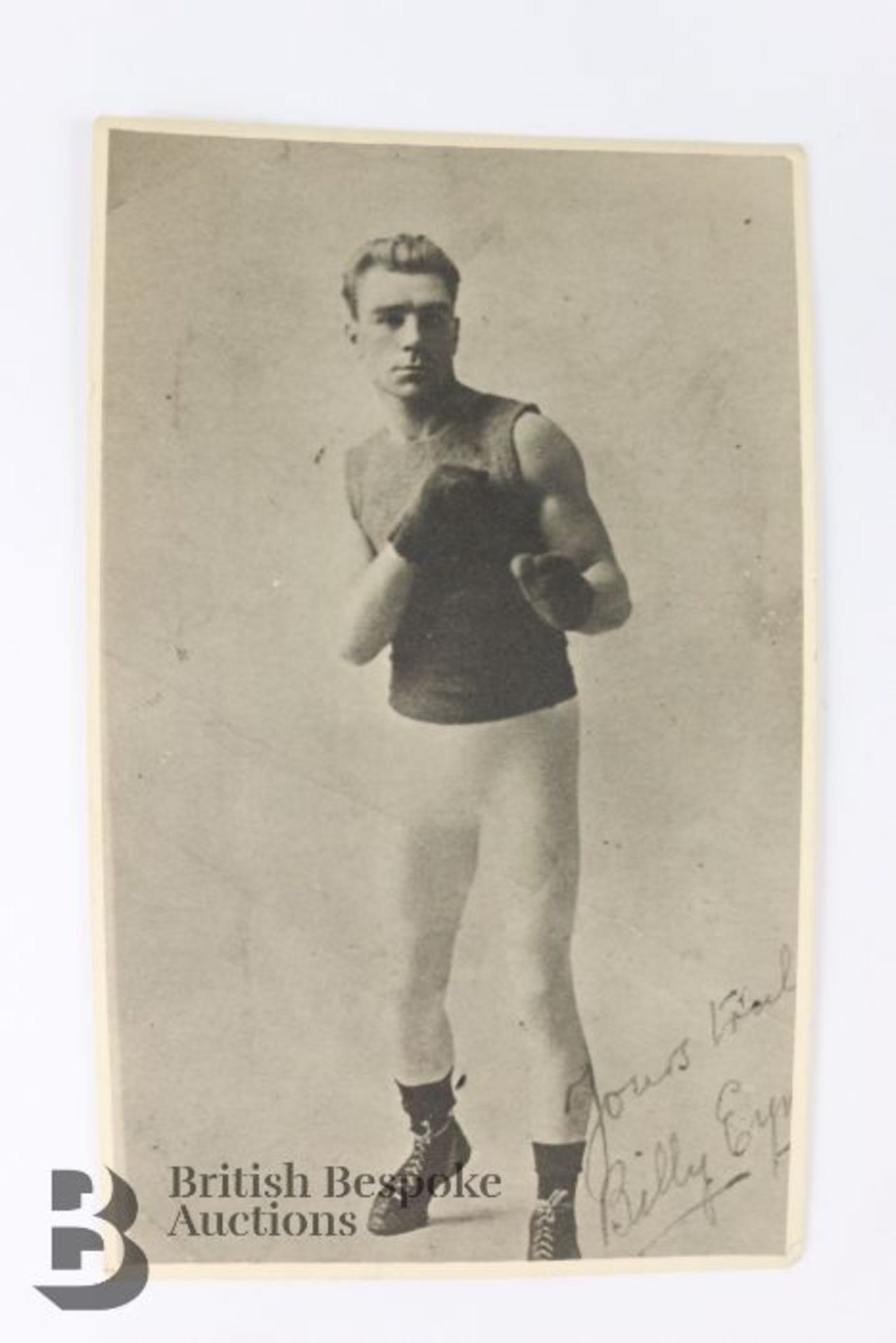 Welsh Flyweight Billy Eynon (1914-1927) Champion Boxing Belt - Bild 16 aus 21