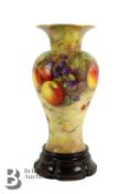 Richard Sebright for Royal Worcester Large Vase