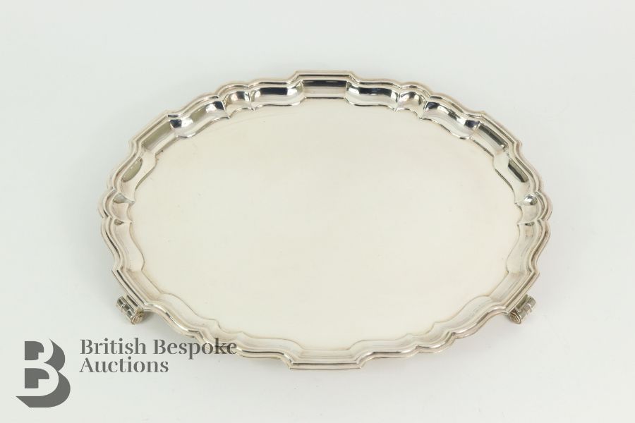 Elizabeth II Silver Tray - Image 2 of 8