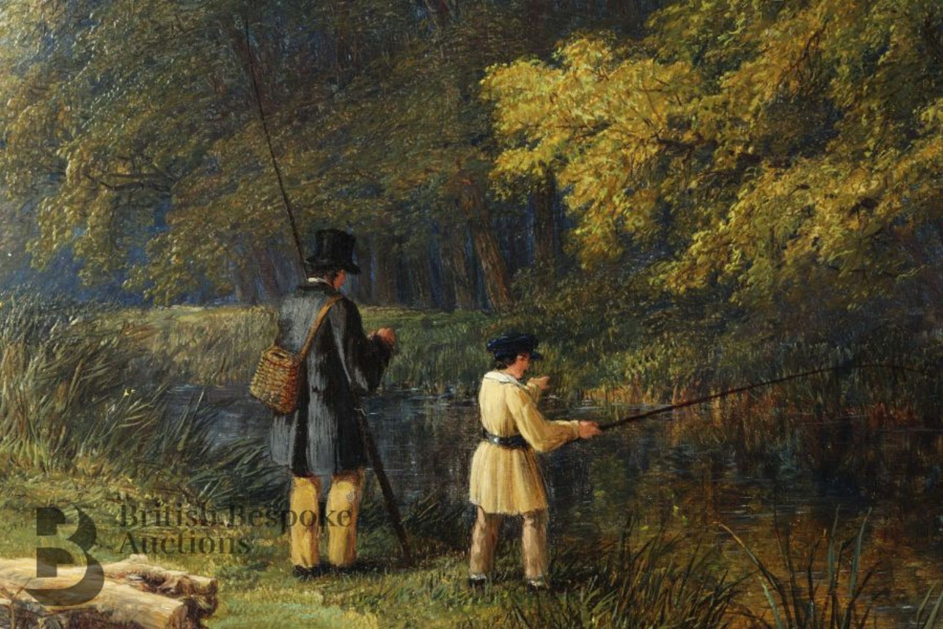 Thomas Baker (1808-1864) Leamington Oil on Canvas - Image 3 of 11