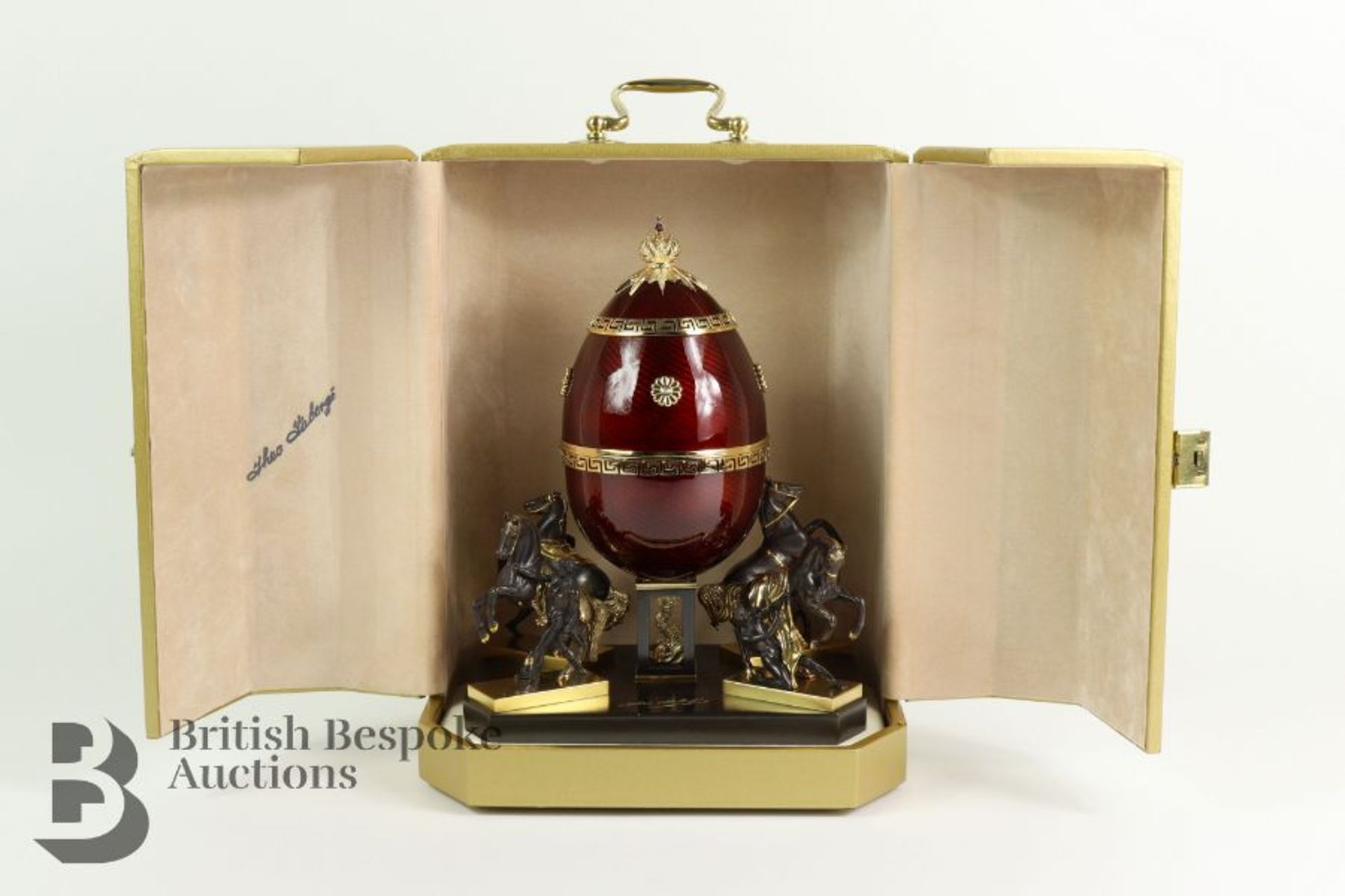 Theo Faberge Anichkov Egg - St Petersburg Collection - Image 14 of 37