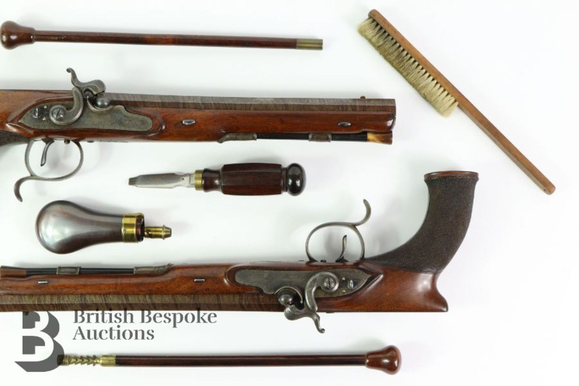 Fine Cased Pair of Percussion Target Pistols - Image 9 of 25