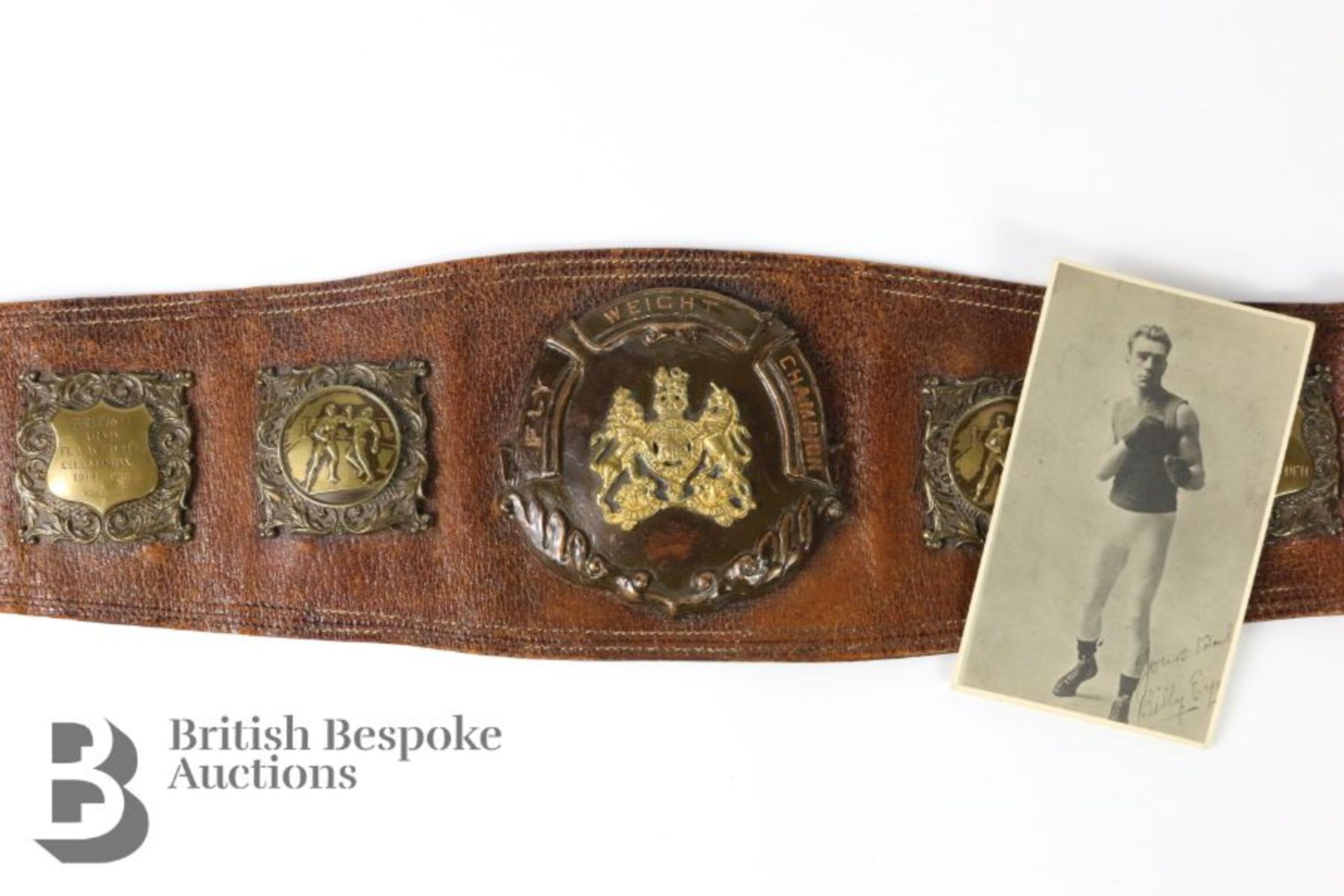 Welsh Flyweight Billy Eynon (1914-1927) Champion Boxing Belt