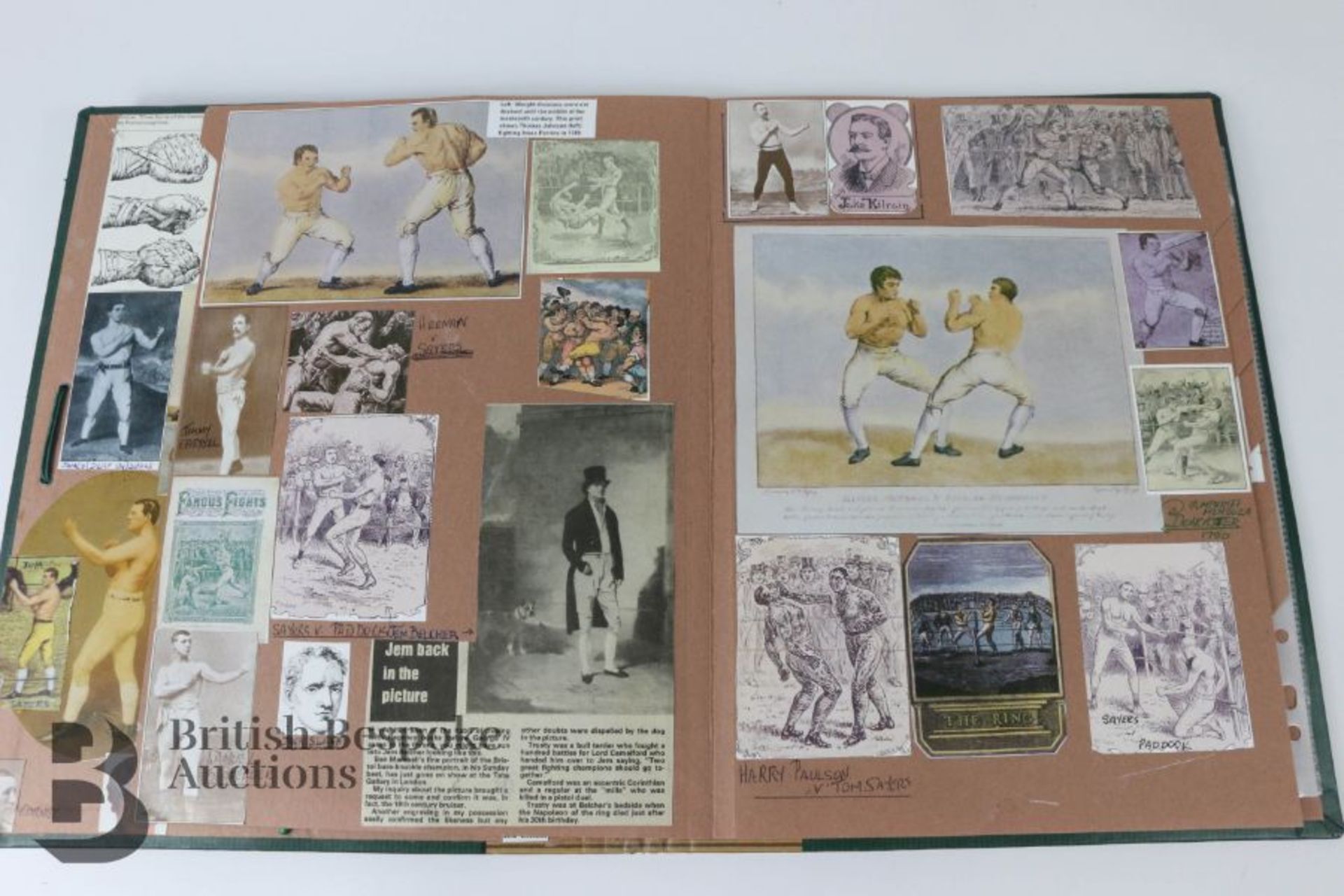 Pugilista Interest - 19th/20th Century Framed Prints and Scrapbooks - Image 20 of 31