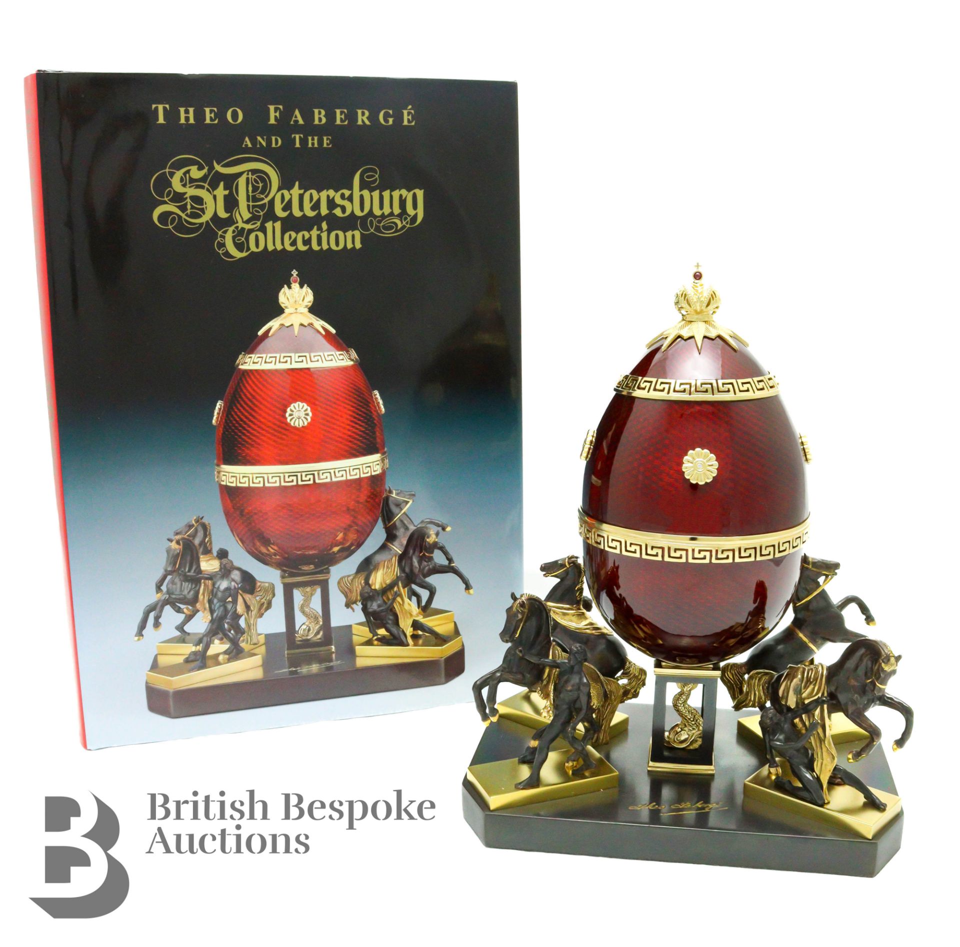 Theo Faberge Anichkov Egg - St Petersburg Collection