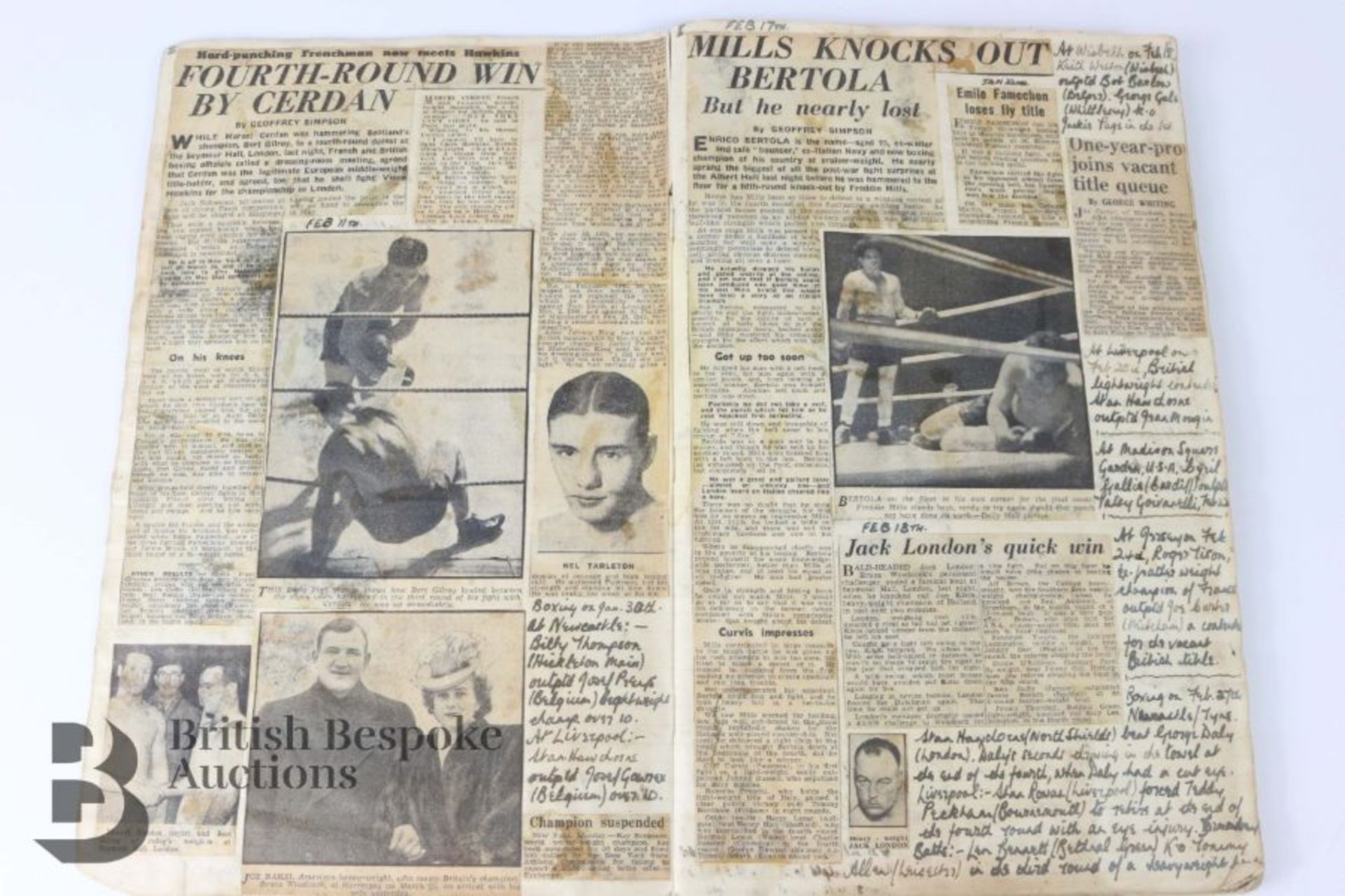 War Time Boxing Scrapbooks - Bild 15 aus 22