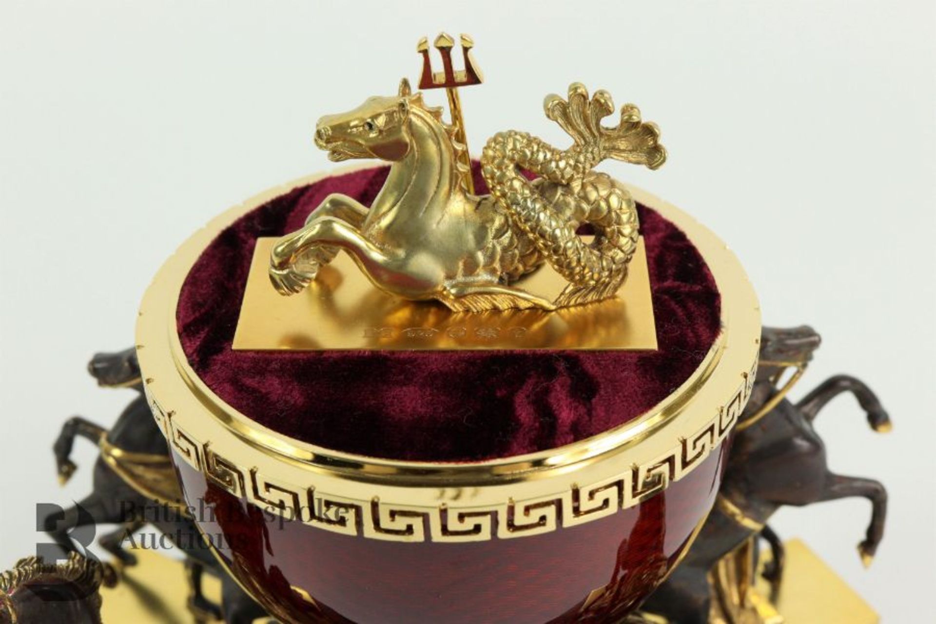 Theo Faberge Anichkov Egg - St Petersburg Collection - Image 25 of 37