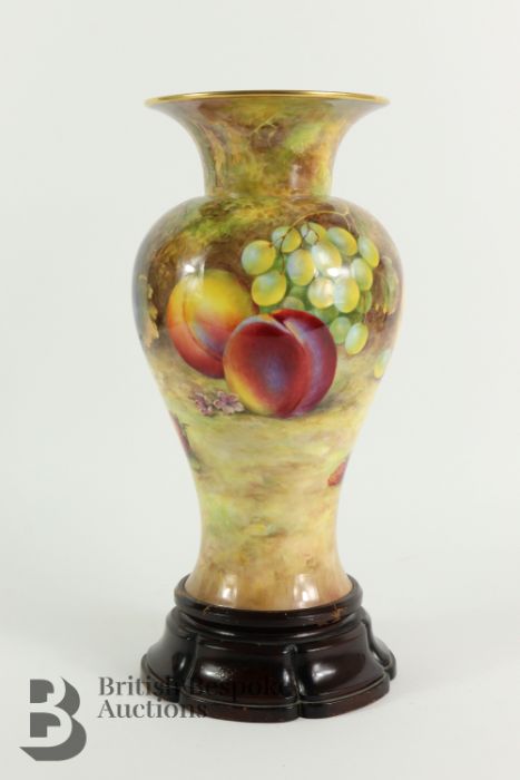 Richard Sebright for Royal Worcester Large Vase - Image 3 of 12