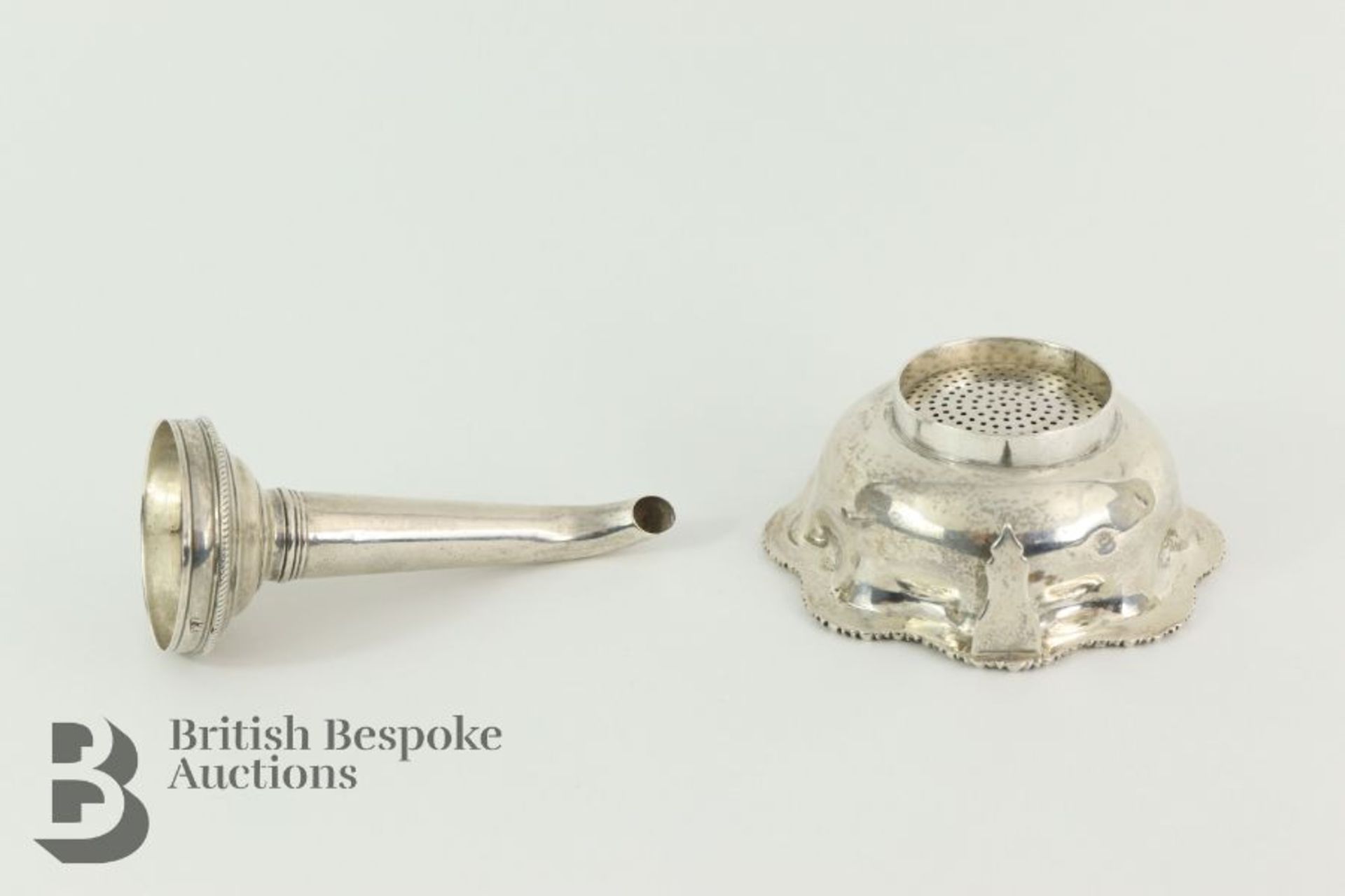 George III Silver Wine Funnel - Image 2 of 5