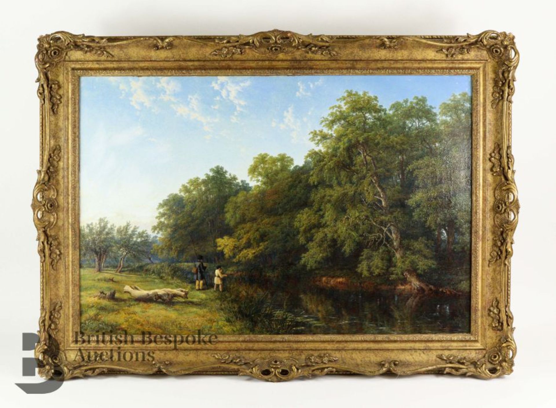 Thomas Baker (1808-1864) Leamington Oil on Canvas - Image 10 of 11