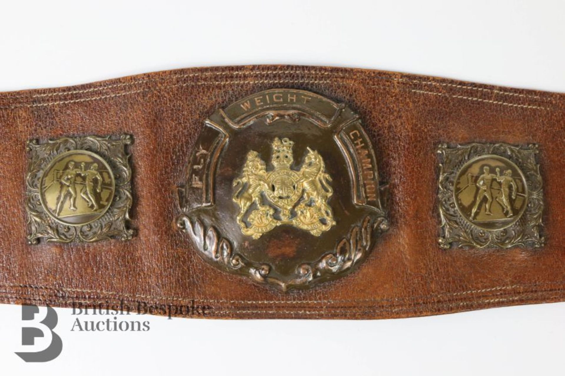 Welsh Flyweight Billy Eynon (1914-1927) Champion Boxing Belt - Image 7 of 21