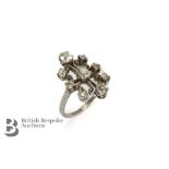 Antique Platinum and Diamond Ring