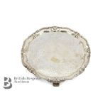 Victorian Silver Salver