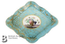 Sevres Turquoise Plate