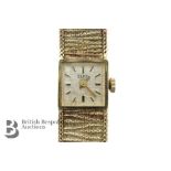 Lady's 14ct Yellow Gold Cocktail Watch