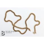 9ct Yellow Gold Curb Link Necklace