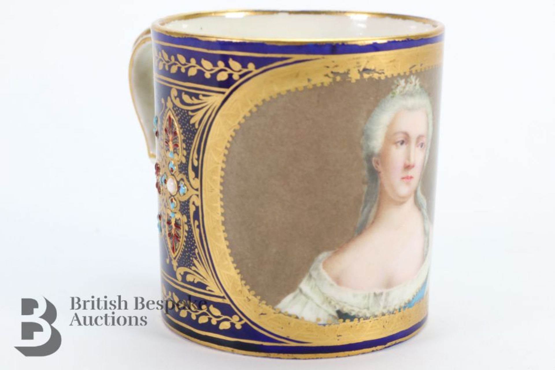 Portrait of Madame Victoire French Sevres Coffee Can - Bild 12 aus 12