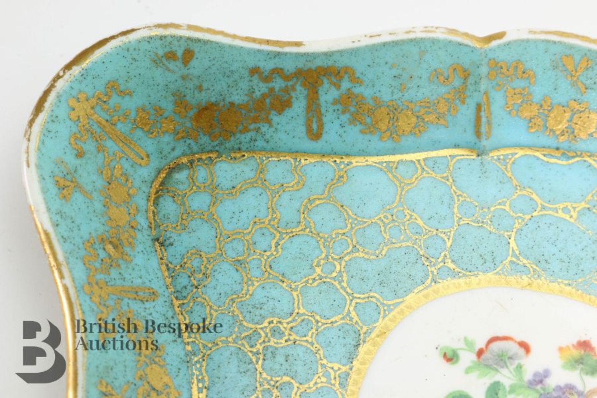 Sevres Turquoise Plate - Bild 3 aus 10