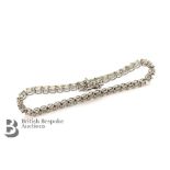 14ct/15ct 10.25 Carat Gold and Diamond Line Bracelet