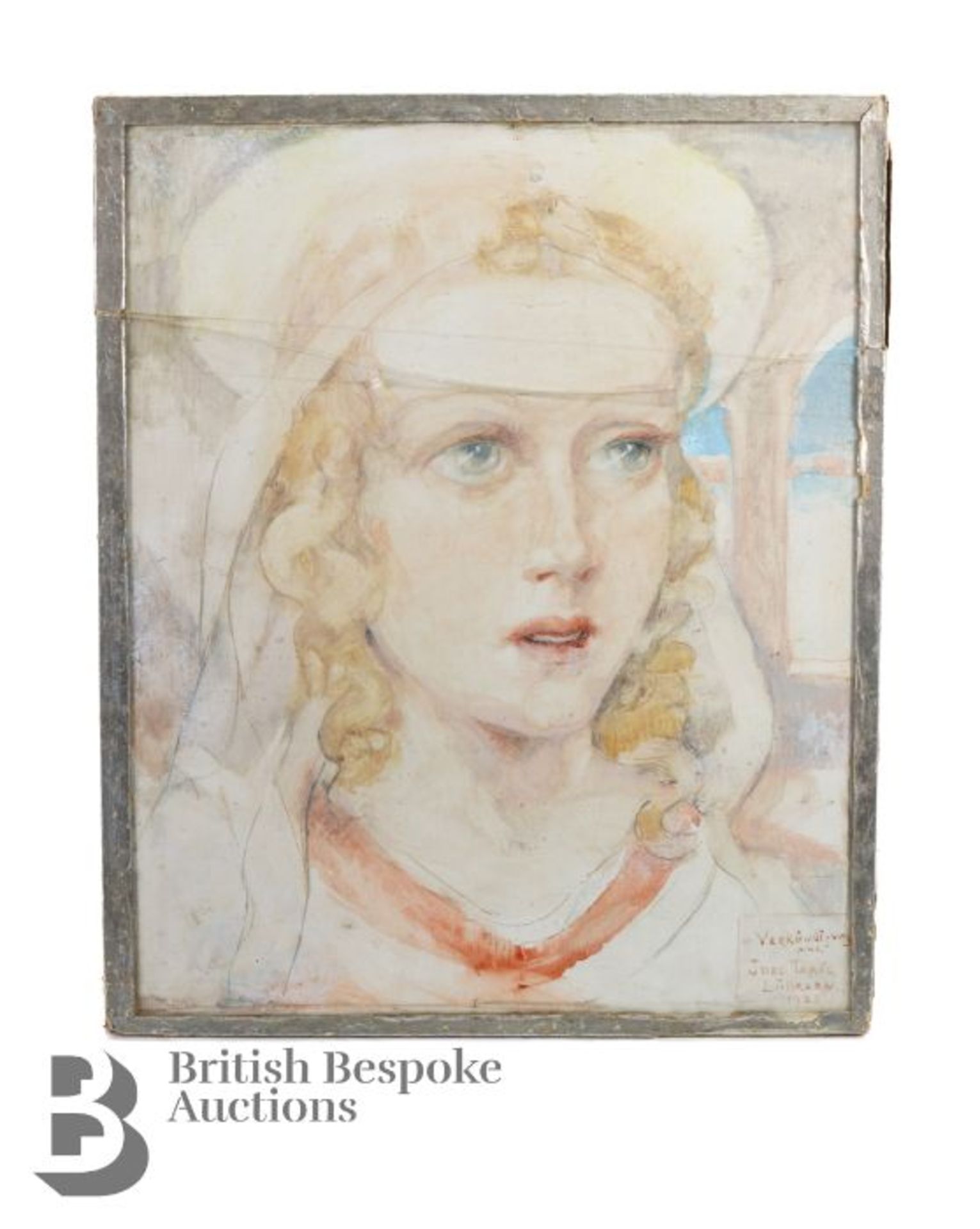 Watercolour of a Young Woman