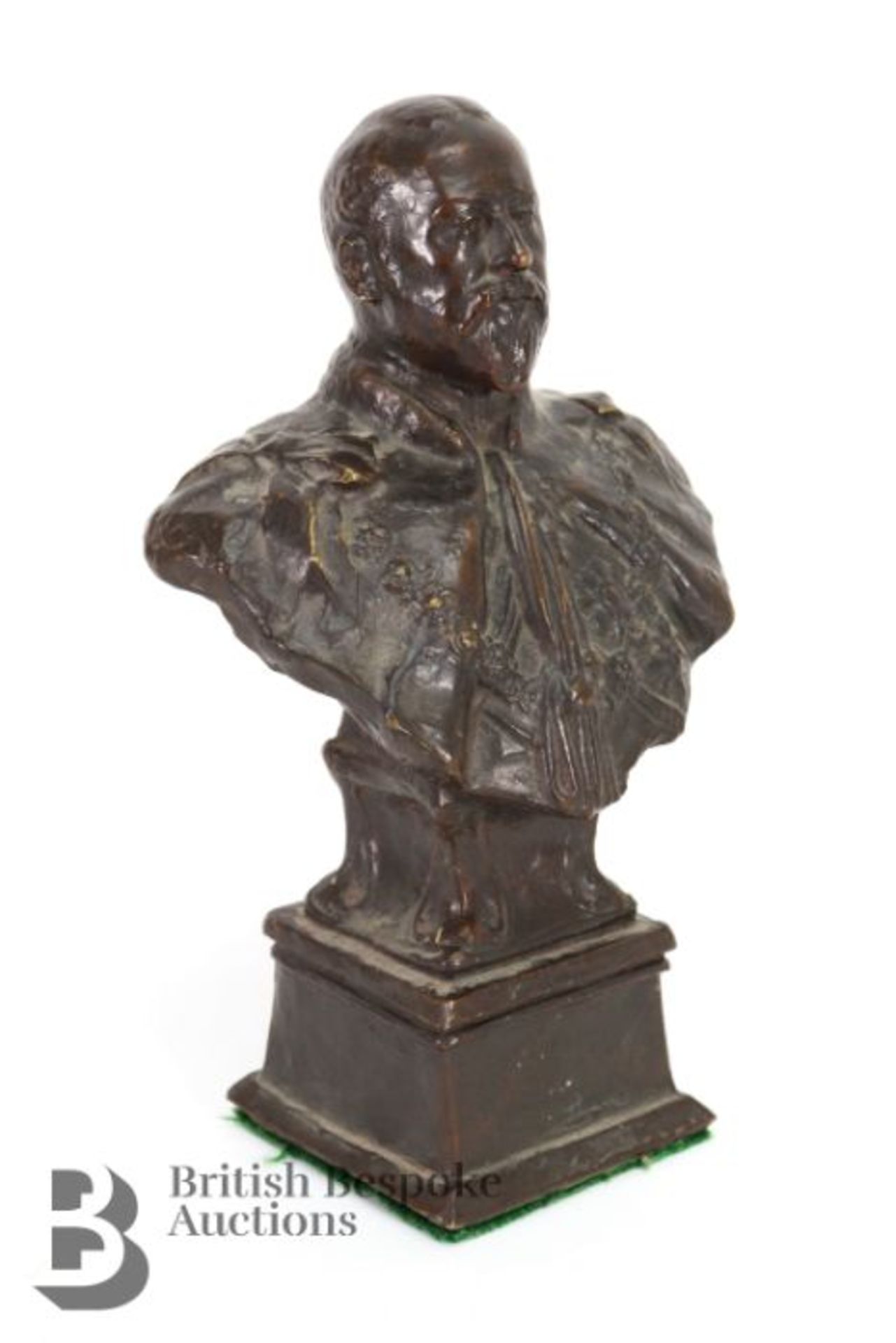 Sydney March Bronze Bust of Edward VII - Bild 2 aus 5