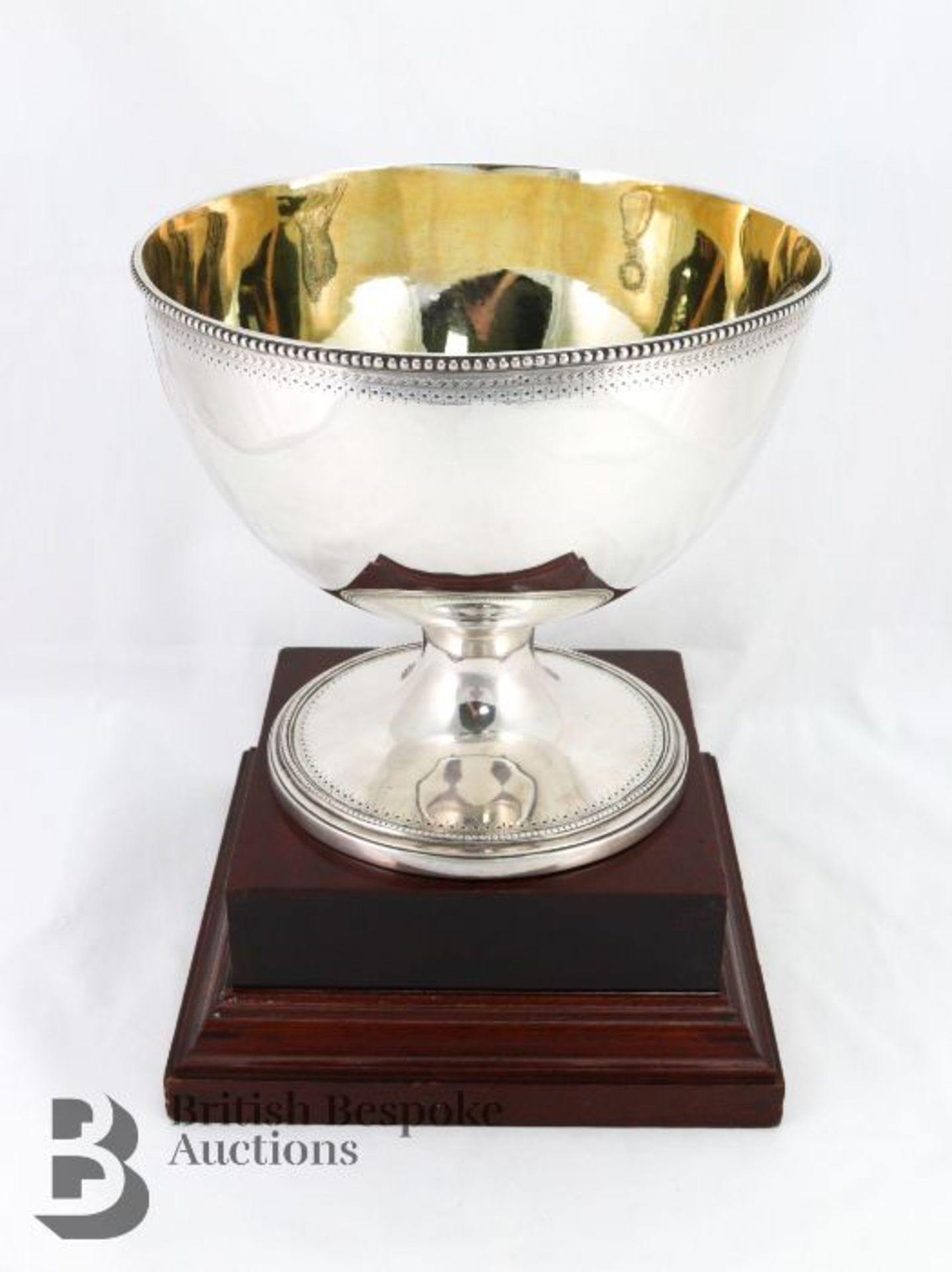 George III Silver Commemorative Rose Bowl - Bild 3 aus 10