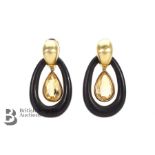 Pair of 18ct Gold Earrings