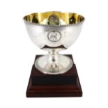 George III Silver Commemorative Rose Bowl