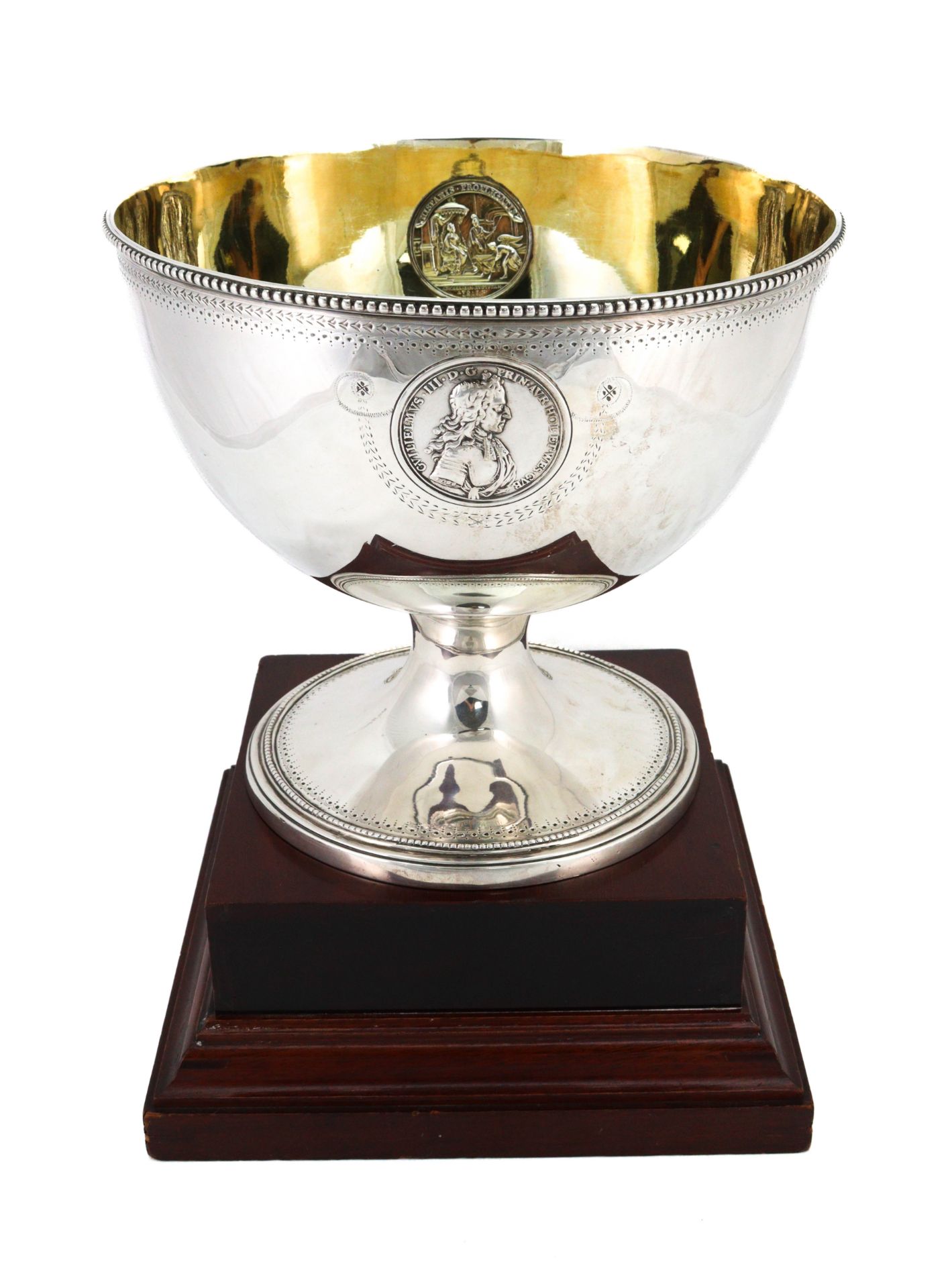 George III Silver Commemorative Rose Bowl