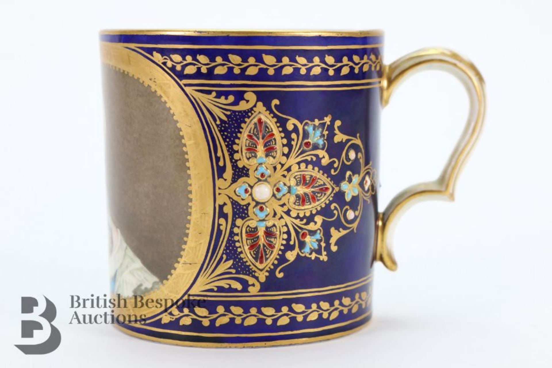 Portrait of Madame Victoire French Sevres Coffee Can - Bild 4 aus 12