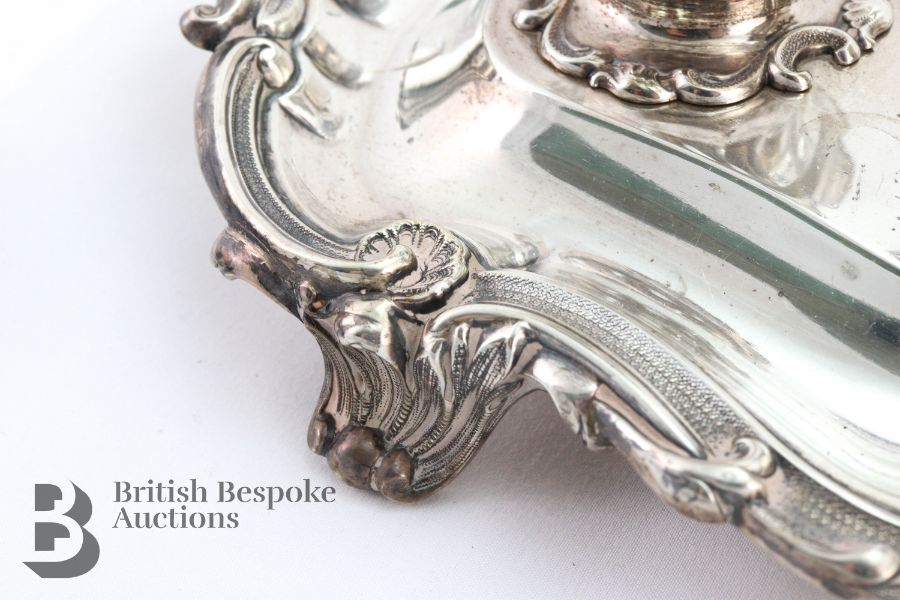 George IV Silver Ink Stand - Image 8 of 8