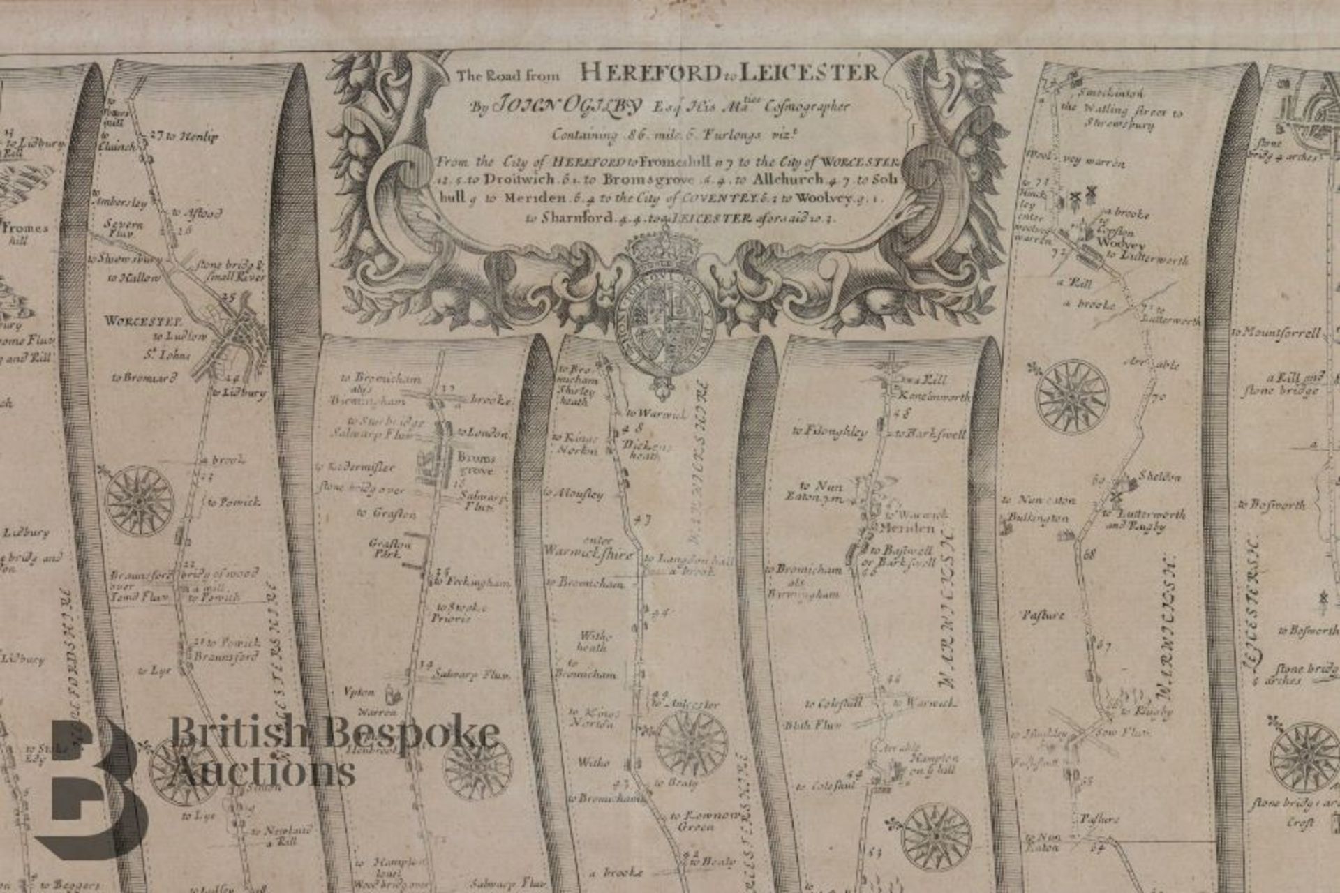 Four Antique Maps - Bild 5 aus 8