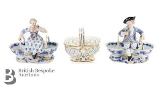 Meissen - Blue and White Condiment Sets