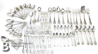 Quantity of Danish Silver and Silverplate