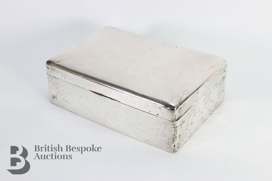 George V Silver Cigar Box - Image 3 of 6