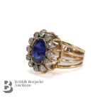 Sapphire and Diamond Ring