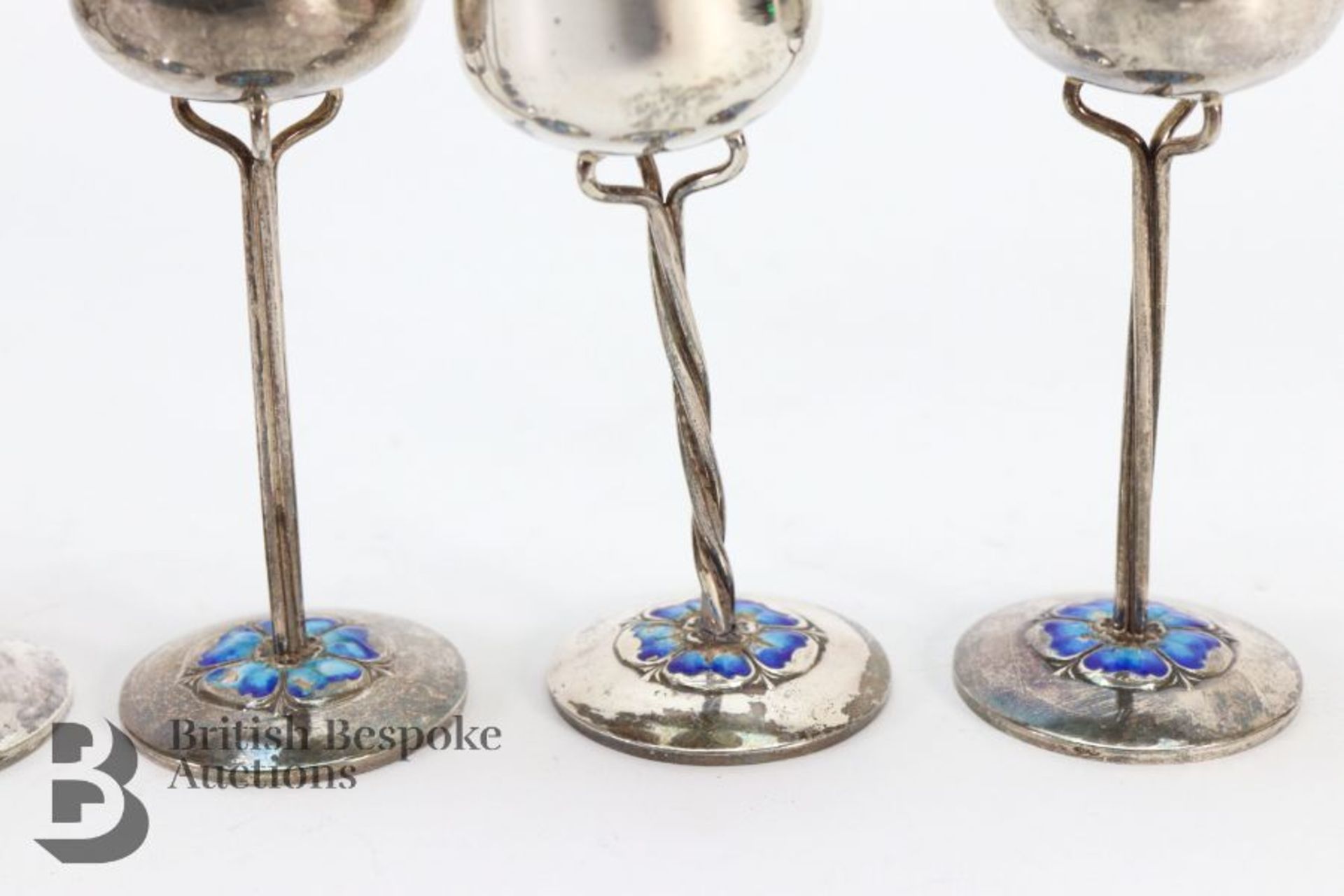 Edward VII Silver Toasting Goblets - Image 6 of 6