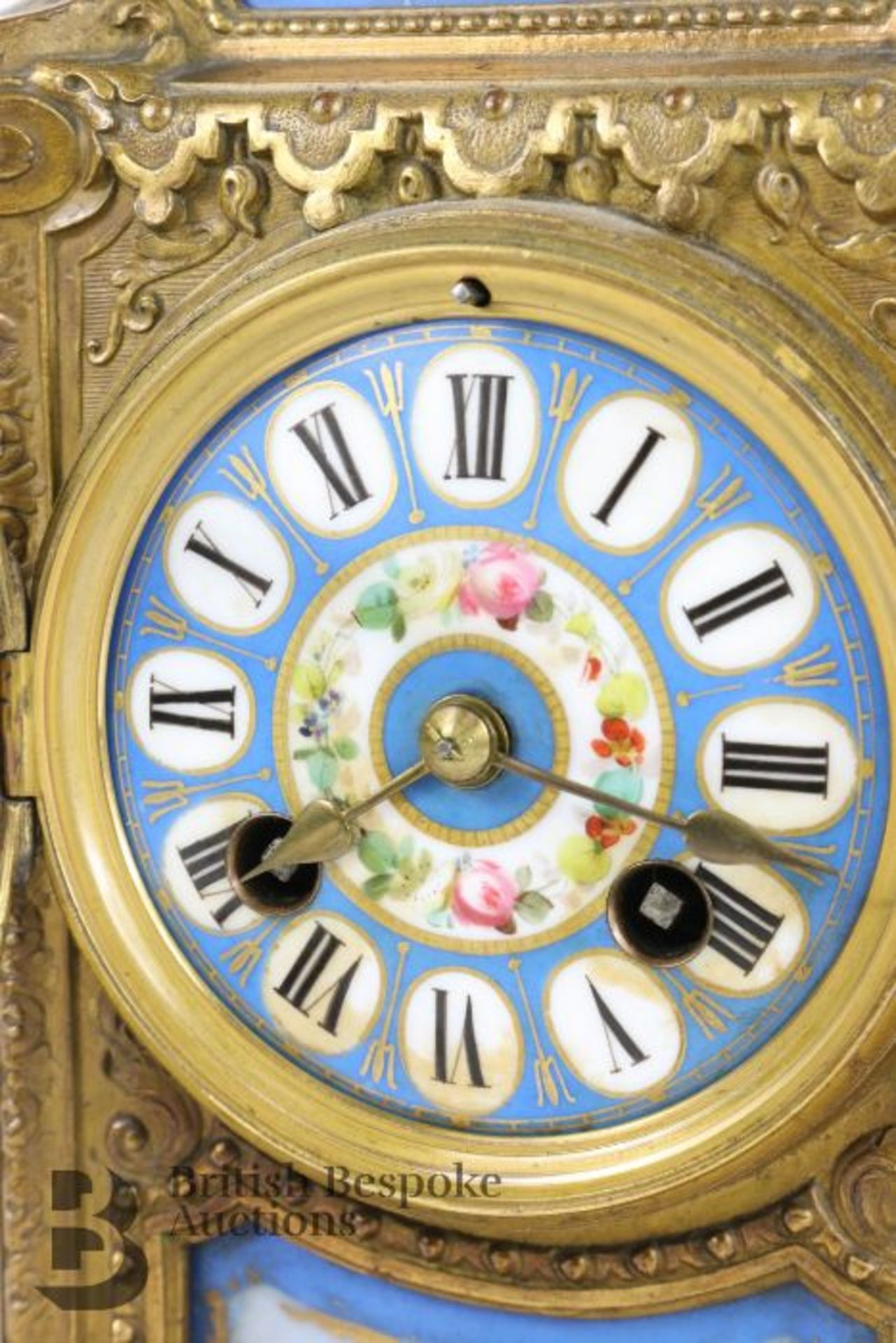 Sevres Style Mantel Clock - Image 12 of 12