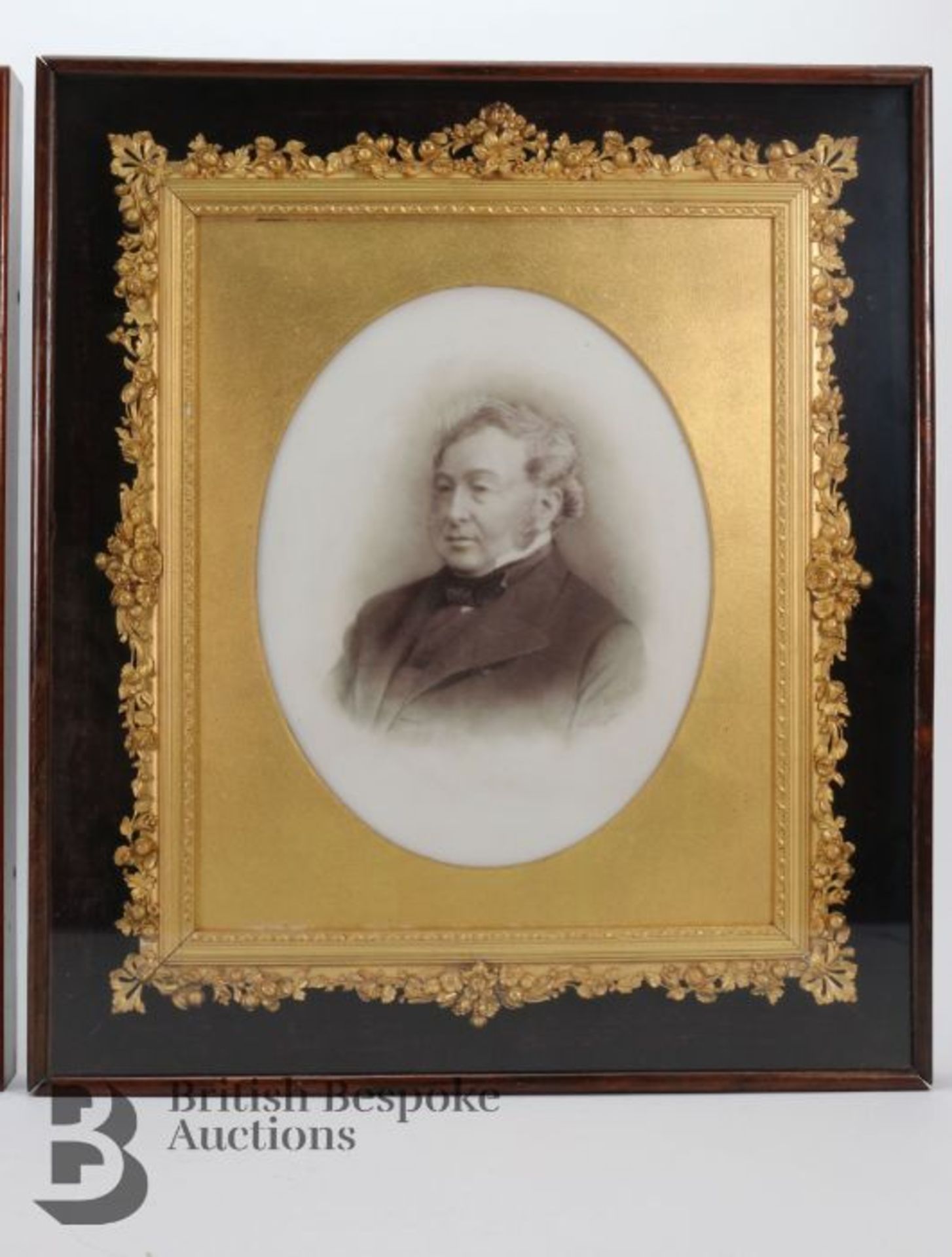 Pair of Victorian Gilt Picture Frames Within Box Frames - Bild 3 aus 12