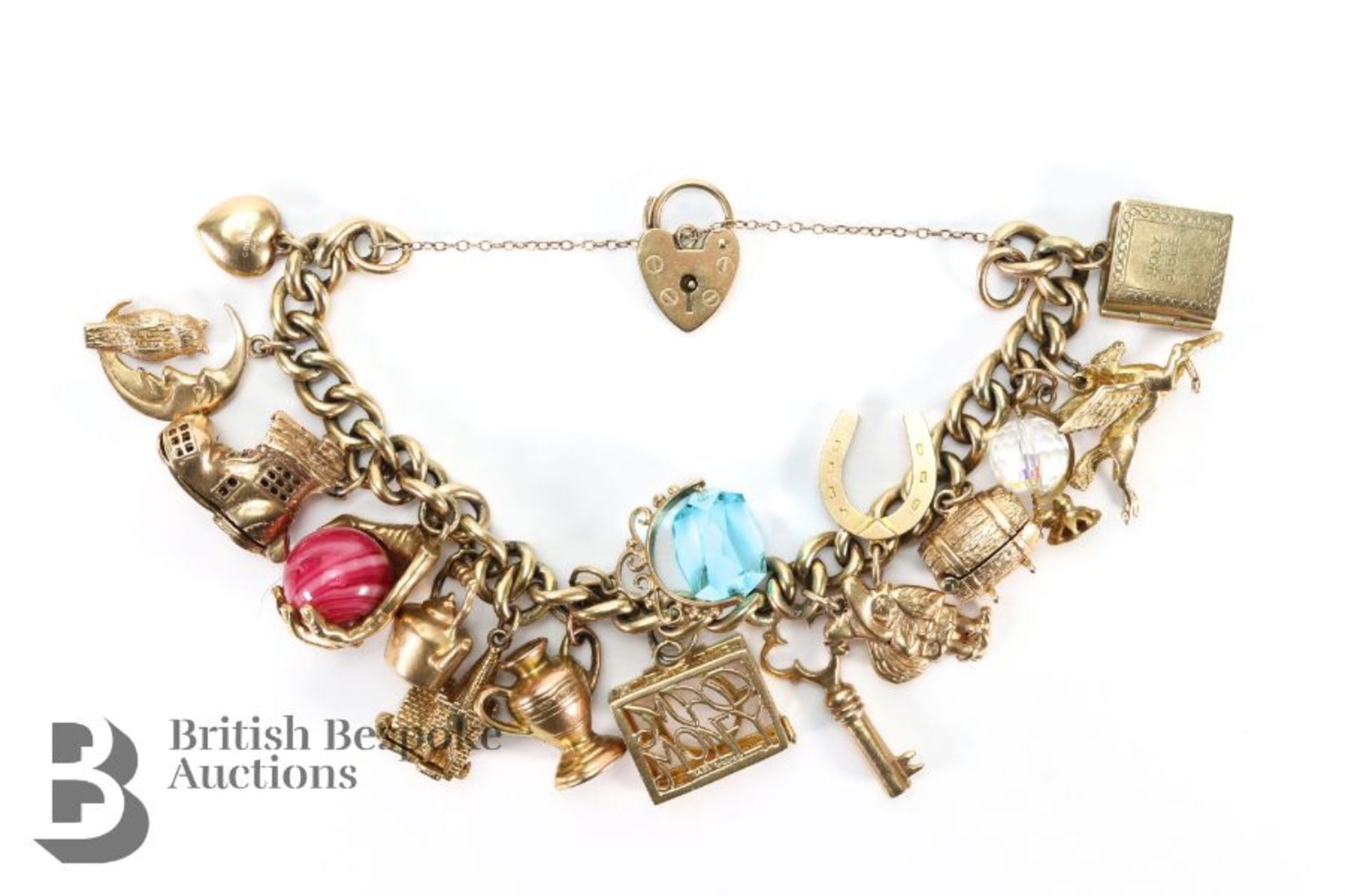 9ct Yellow Gold Charm Bracelet