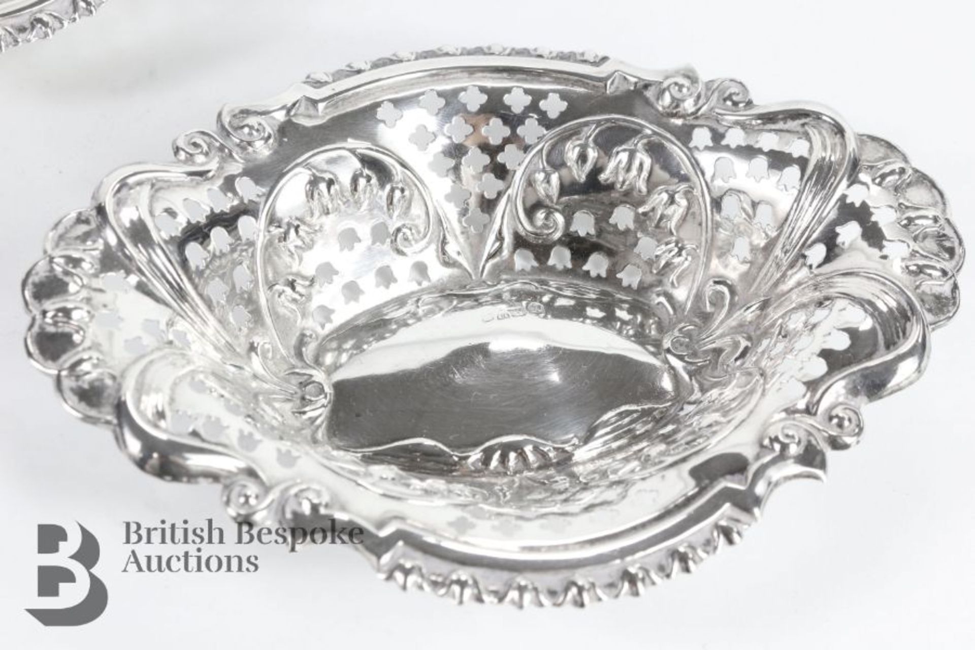 Pair of Silver Bon Bon Dishes - Image 2 of 5