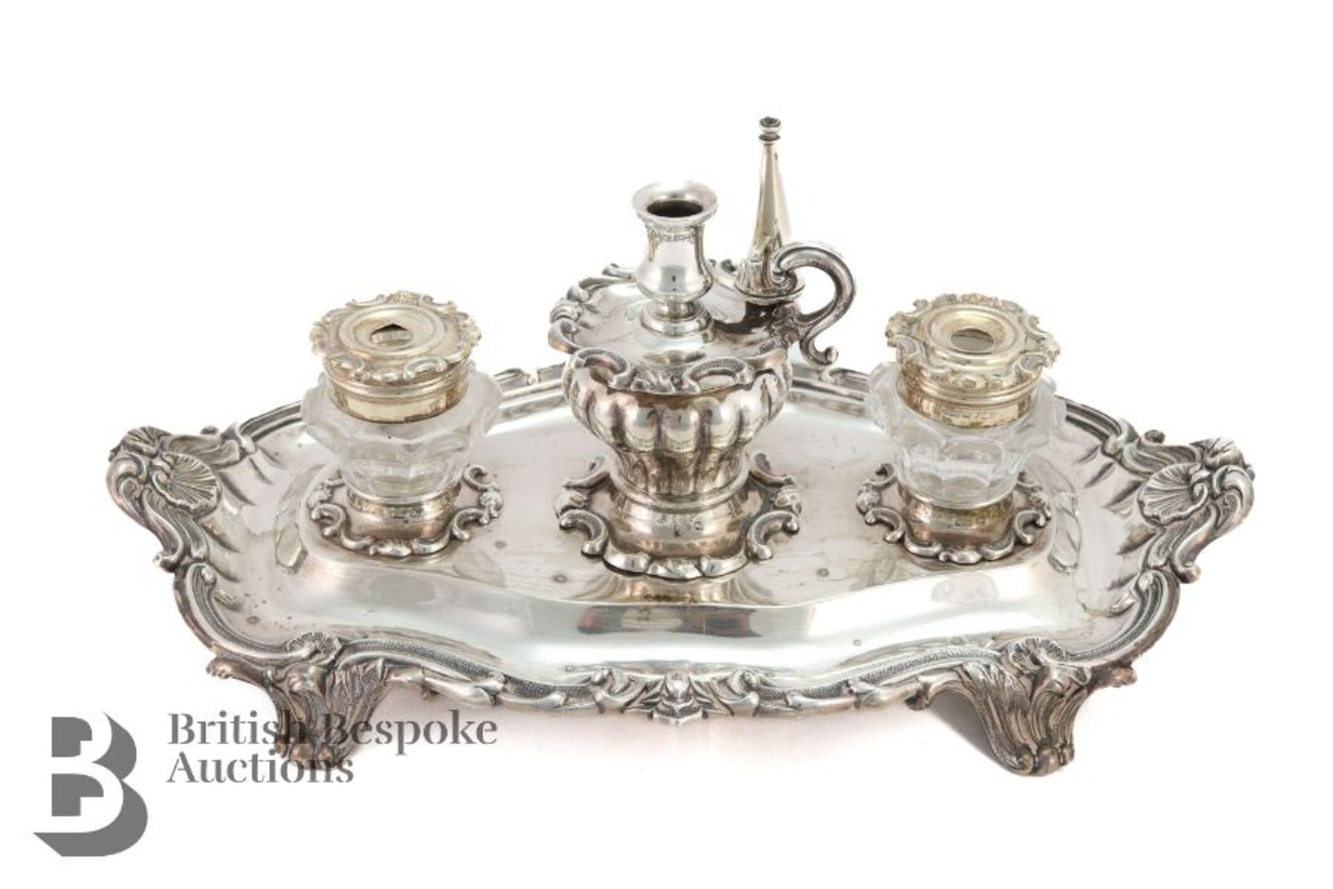George IV Silver Ink Stand